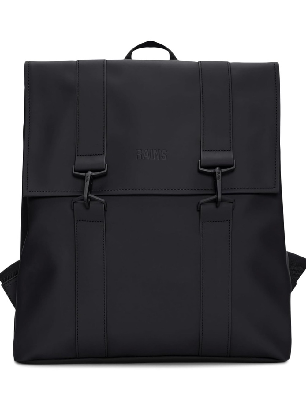 RAINS Messenger Backpack Waterproof Classic Travel & Everyday bag Black
